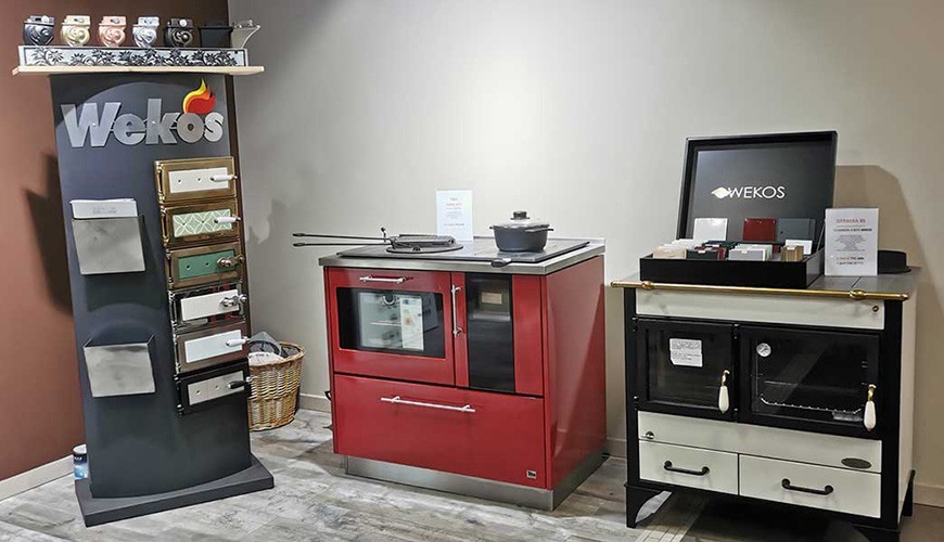 Le showroom Traini des cuisinières