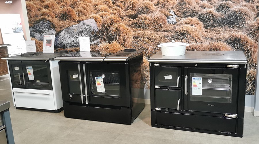 Le showroom Traini des cuisinières