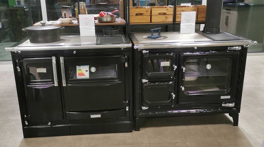 Le showroom Traini des cuisinières