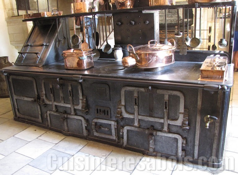 la cuisinière à bois de Chenonceau