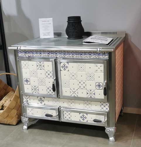 Le showroom Traini des cuisinières