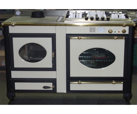 cuisinière à bois bouilleur Wekos 135 Violetta