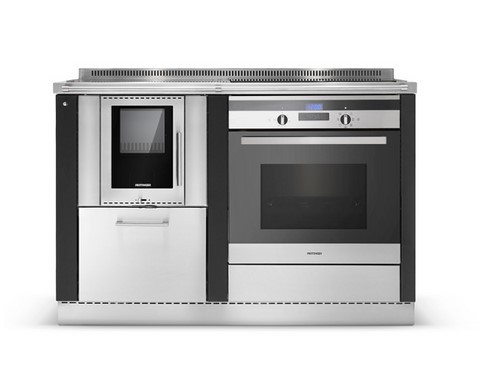 Cuisinière à bois et électicité Ökoalpin 60 + four électrique 60