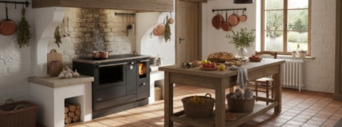 Cuisinière à bois bouilleur Lohberger AC 105 