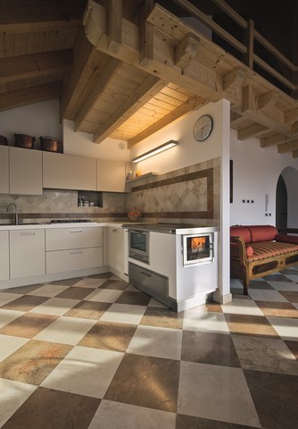 Cuisinière à bois Pertinger sur mesure