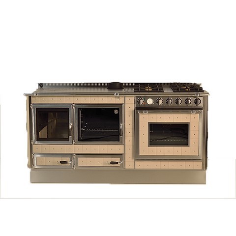 Cuisinière à bois bouilleur chauffage central traini