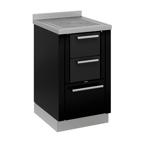 Cuisinière à bois DeManincor F50 noire