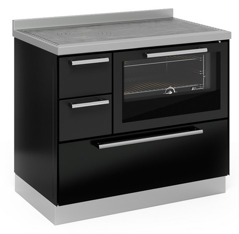 Cuisinière à bois de manincor classica noire