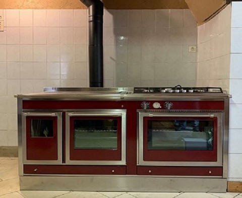 Cuisinière à bois et électrique Harmony 165 LGE