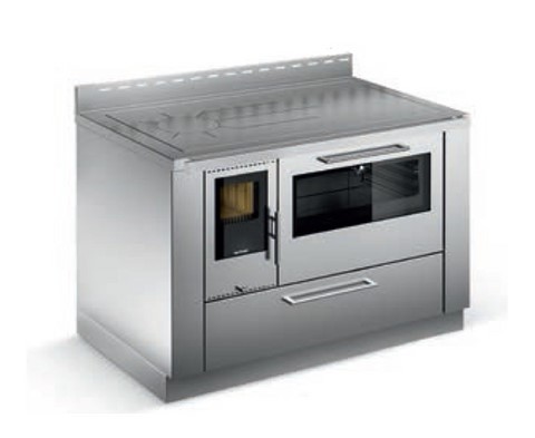 cuisinière à bois Pertinger Professionnel 1300 finition panorama