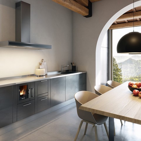 wekos cuisiniere a bois cuisson et chauffage