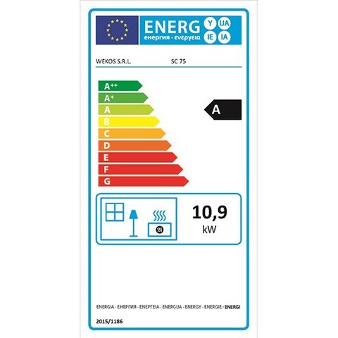 classe energie poele à bois wekos SC75