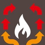 Logo brûleur bio éthanol