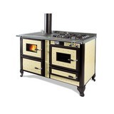 cuisinière à bois et électricité Wekos 120 LGE