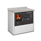 Cuisinière à bois bouilleur Demanincor Eco EK90 blanc