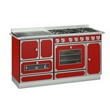 Cuisinière à bois DeManincor classica MB156 rouge