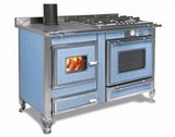 combiné cuisinière à bois et gaz Wekos 135 LGE Violetta