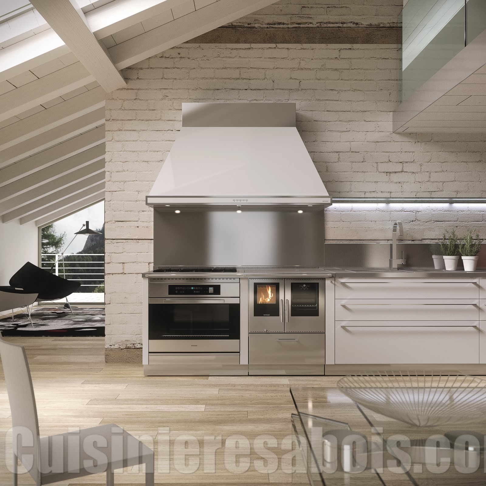 Combiné Pertinger cuisinière à bois Ökoalpin et cuisinière électrique — free download